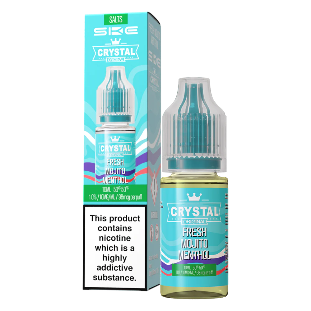 SKE Crystal V2 Fresh Menthol Mojito 10ml Nic Salt