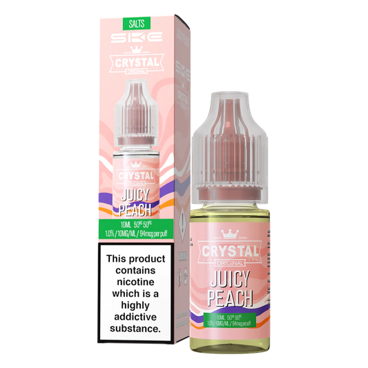 SKE Crystal V2 Juicy Peach 10ml Nic Salt