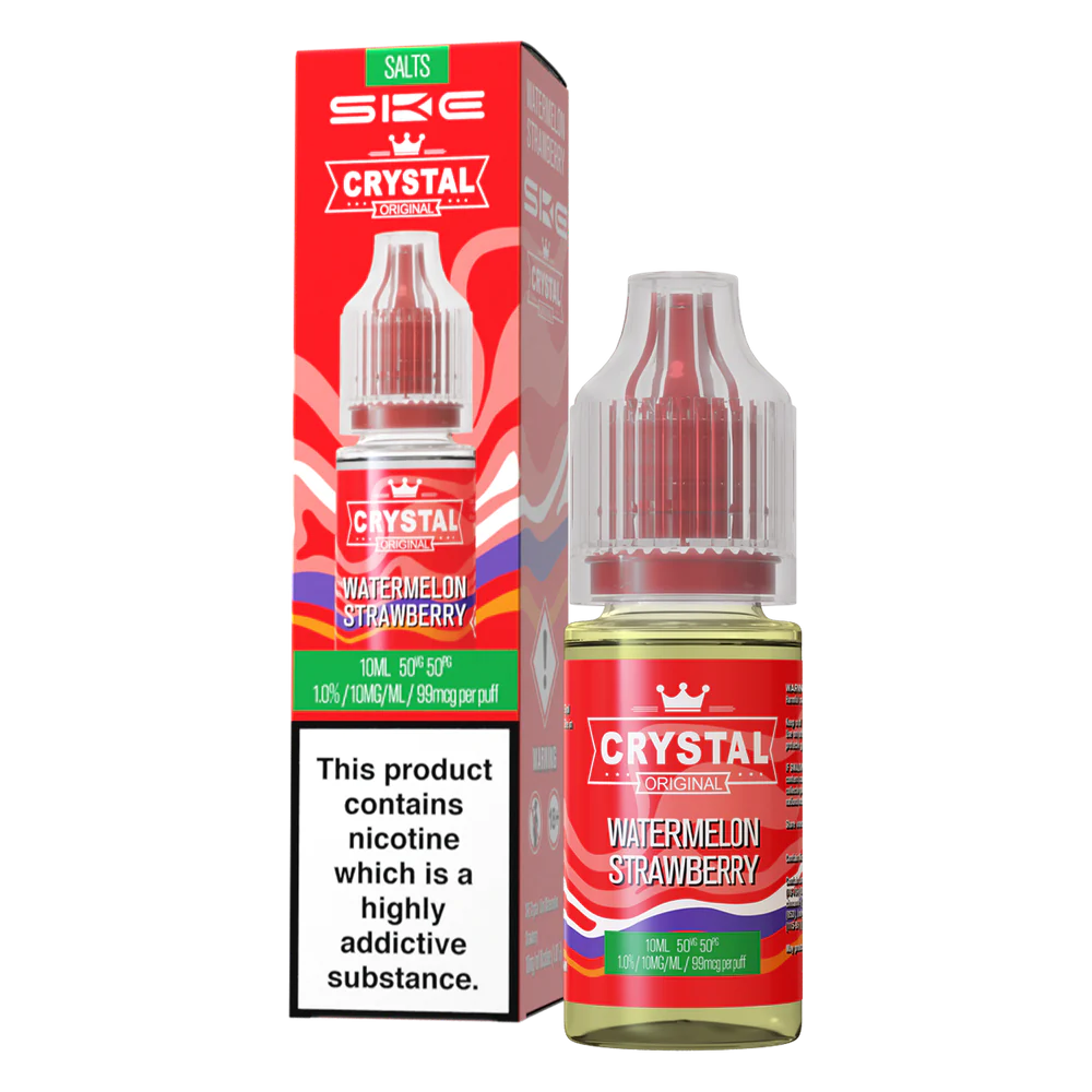 SKE Crystal V2 Watermelon Strawberry 10ml Nic Salt