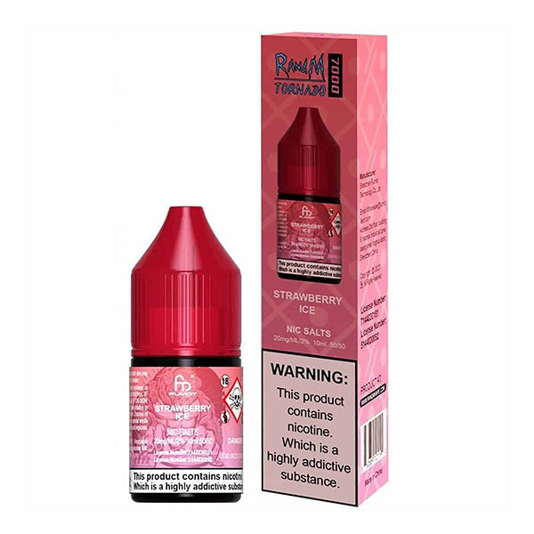 RandM 7000 Strawberry Ice 10ml Nic Salt