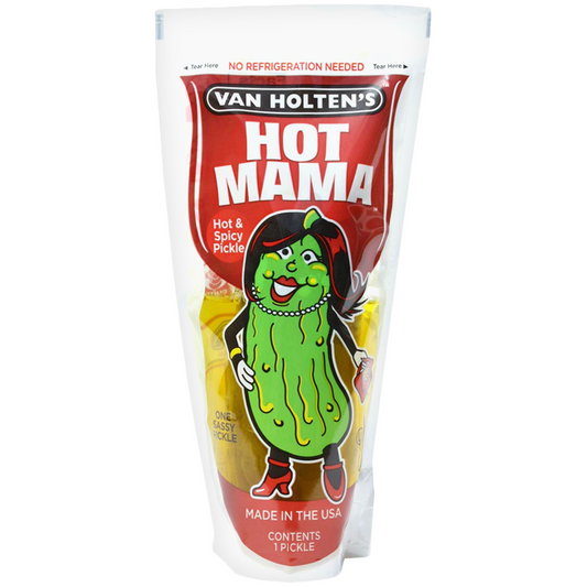 Van Holten's Hot Mama - Hot and Spicy Pickle in A Pouch