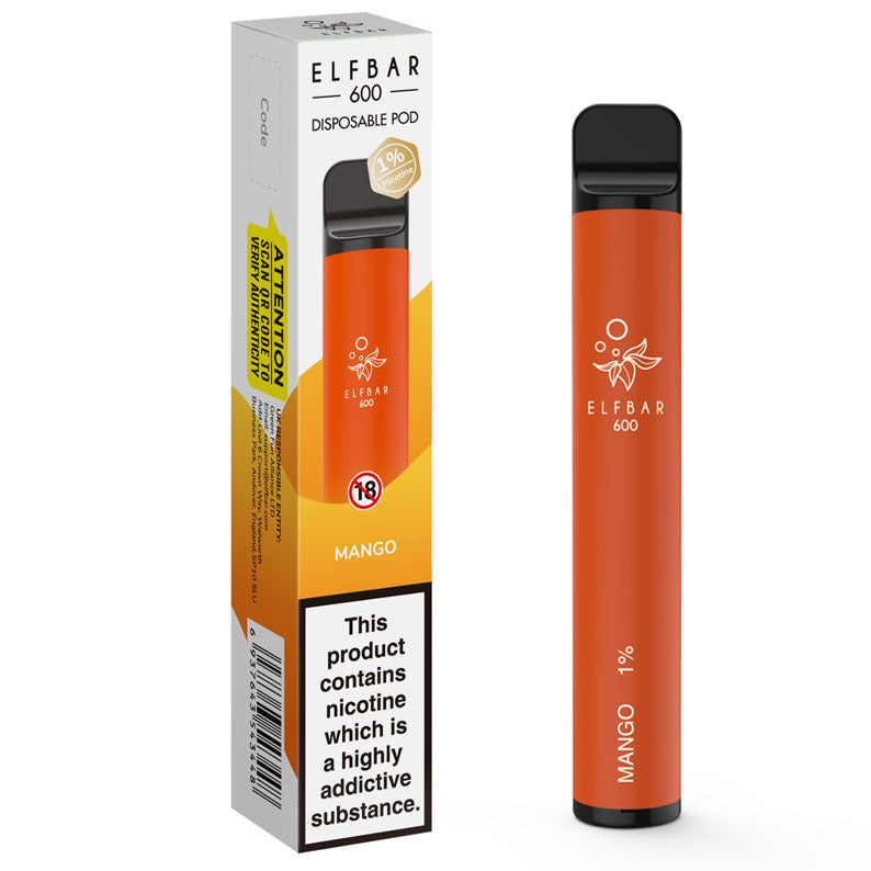 Elf Bar 600 Mango Disposable Pod