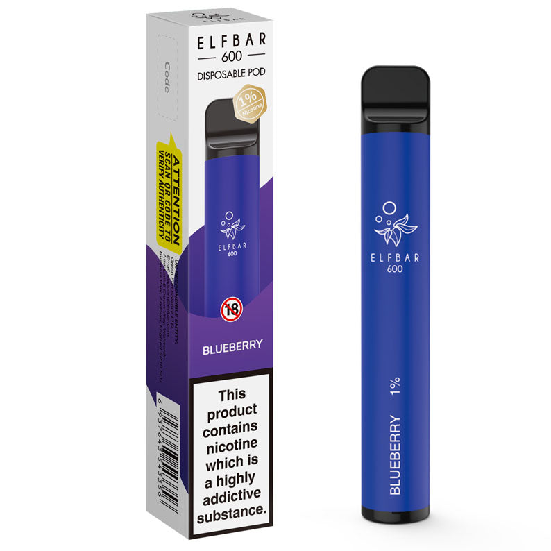 Elf Bar 600 Blueberry Disposable Pod