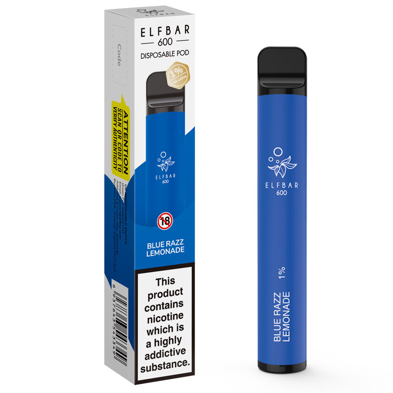 Elf Bar 600 Blue Razz Lemonade Disposable Pod