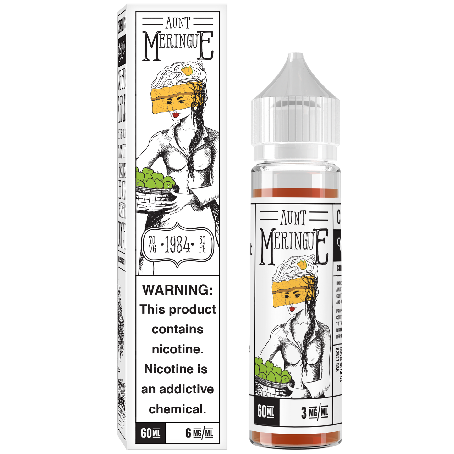 Aunt Meringue E-Liquid by Charlie %۪s Chalk Dust 50ml Shortfill