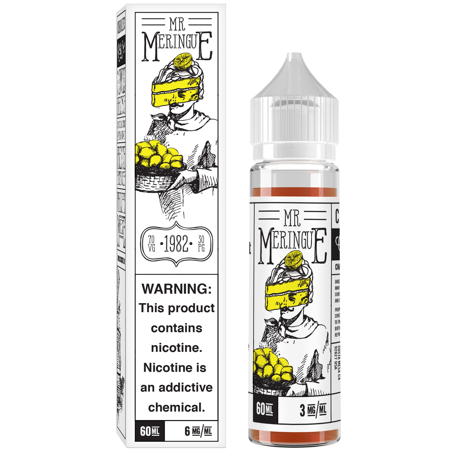 Mr Meringue E-Liquid by Charlie %۪s Chalk Dust 50ml Shortfill