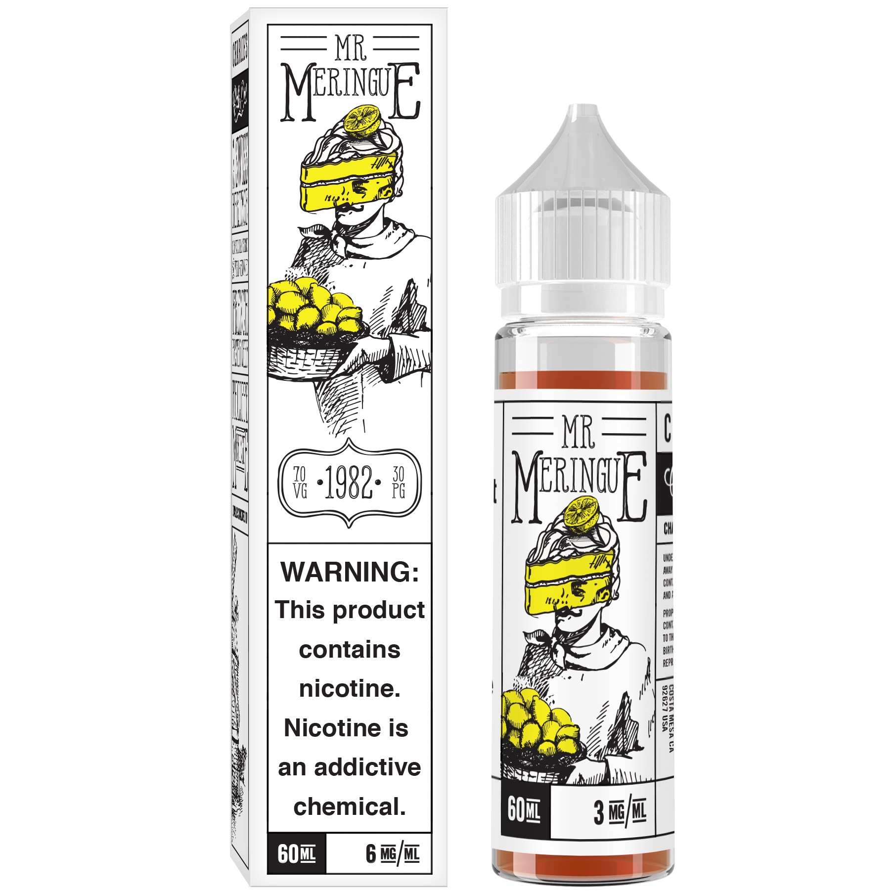 Mr Meringue E-Liquid by Charlie %۪s Chalk Dust 50ml Shortfill