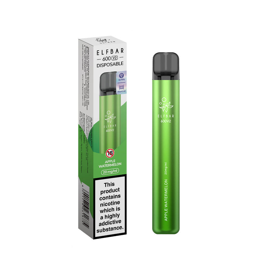 Elf Bar 600 V2 Disposable Vape Device 20mg