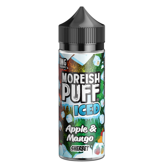 Moreish Puff Iced Apple & Mango Sherbet 0mg 100ml Shortfill E-Liquid