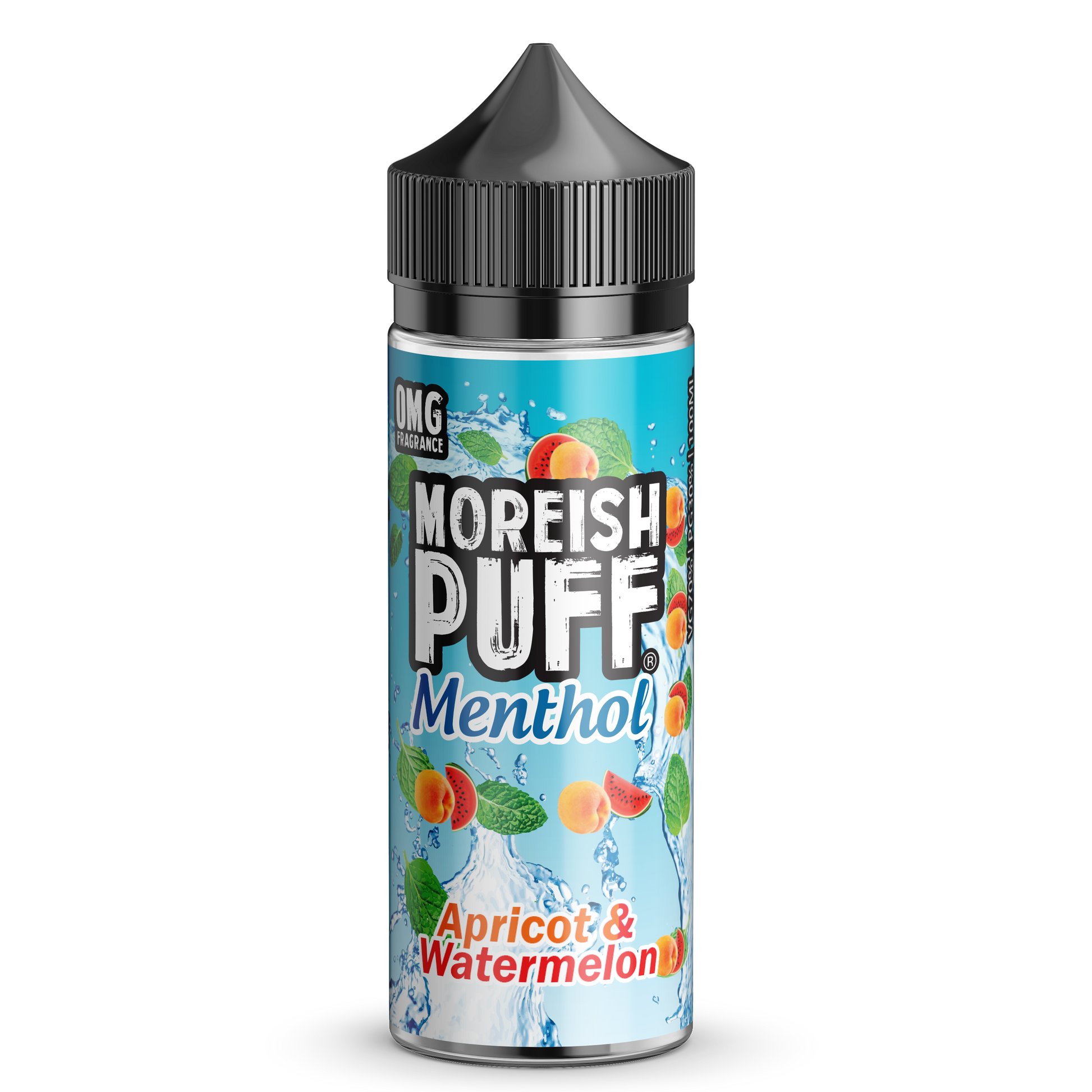 Moreish Puff Menthol Apricot & Watermelon 0mg 100ml Shortfill E-Liquid