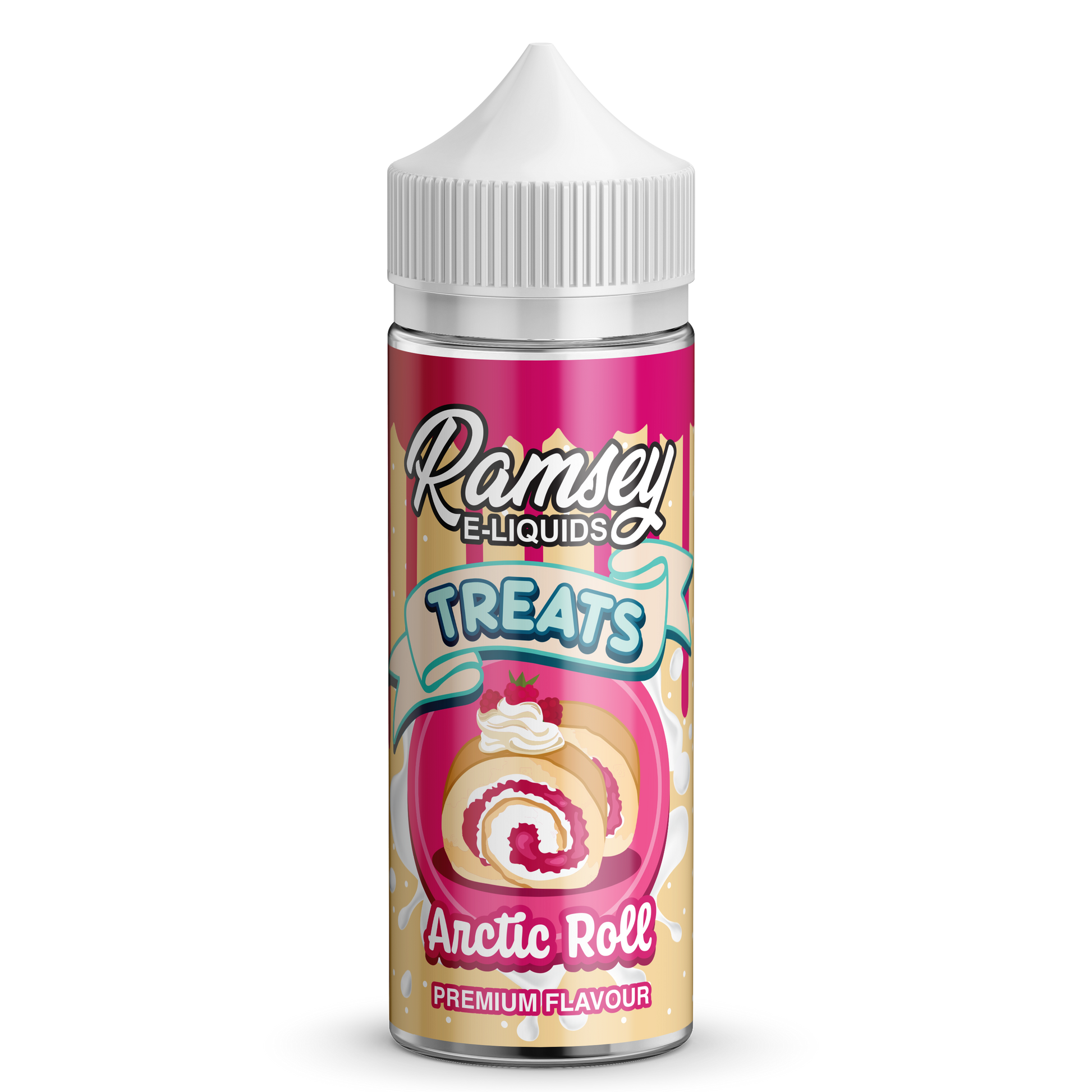 Ramsey E-Liquids Treats Arctic Roll 0mg 100ml Shortfill E-Liquid