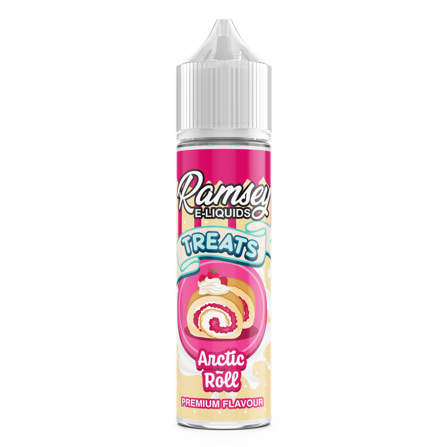 Ramsey E-Liquids Treats Arctic Roll 0mg 50ml Shortfill E-Liquid