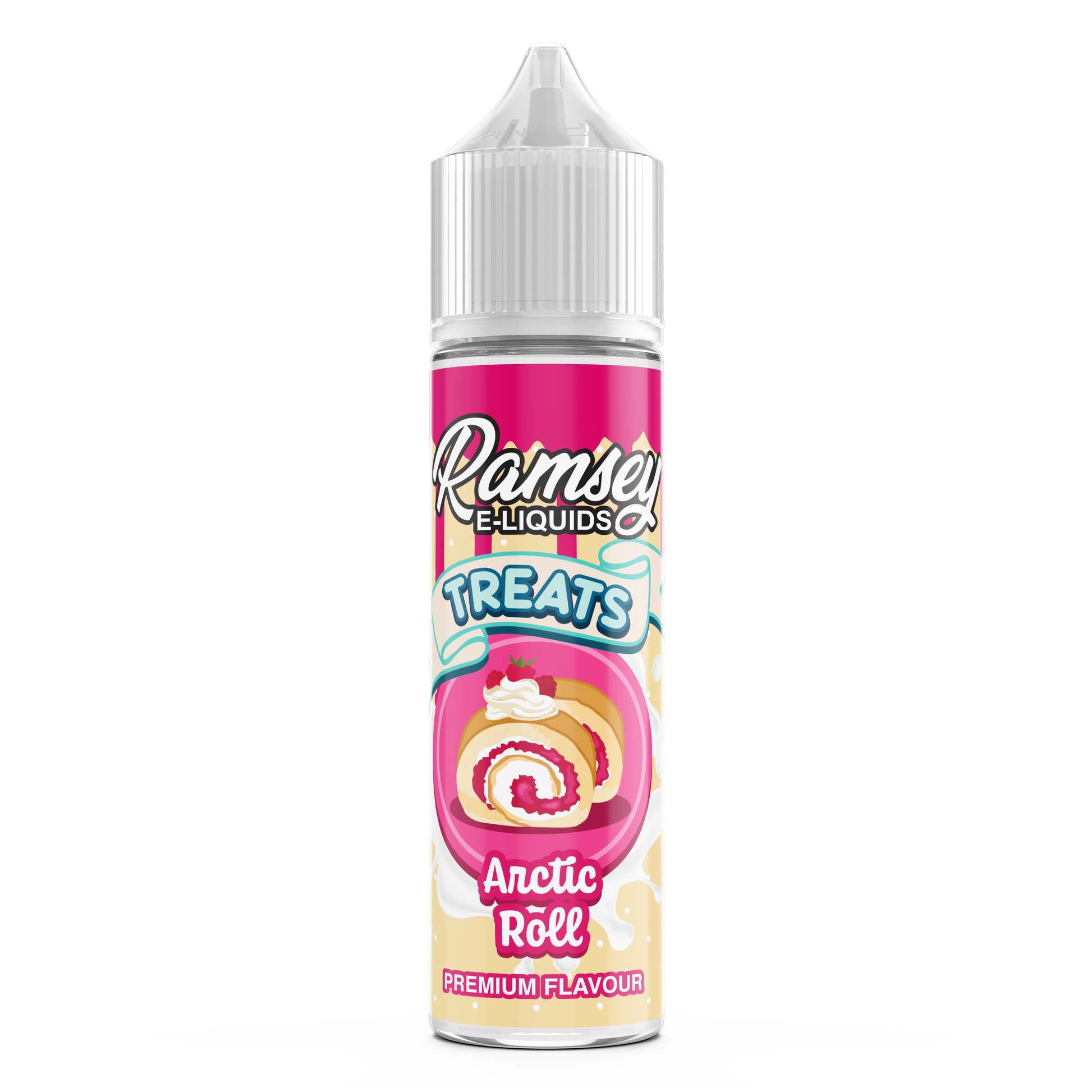 Ramsey E-Liquids Treats Arctic Roll 0mg 50ml Shortfill E-Liquid