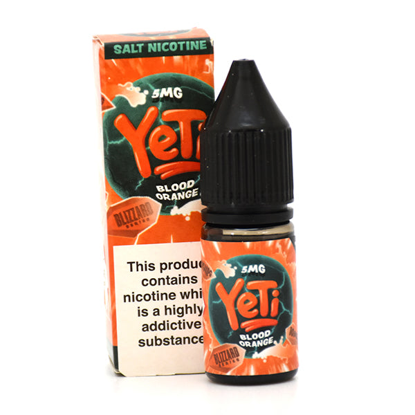 Blizzard Blood Orange Nic Salt by Yeti - Nic Salts UK