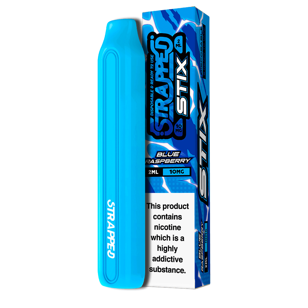 Strapped Stix Disposable Vape Device - Blue Raspberry