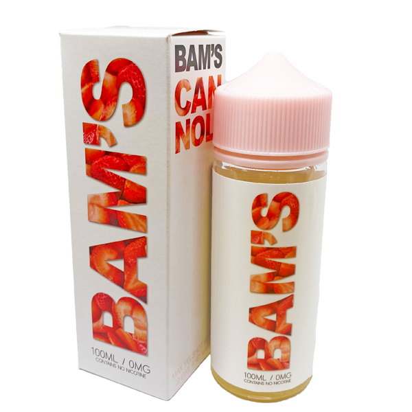 Bam's Strawberry Cannoli 0mg 100ml Shortfill