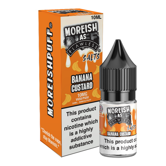 Banana Custard Nic Salt by Moreish Puff - Nic Salts UK