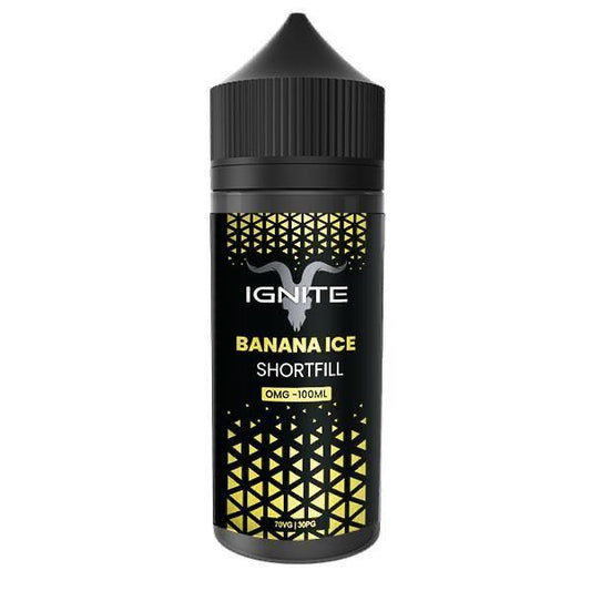 Ignite Banana Ice 0mg 100ml Shortfill E-Liquid