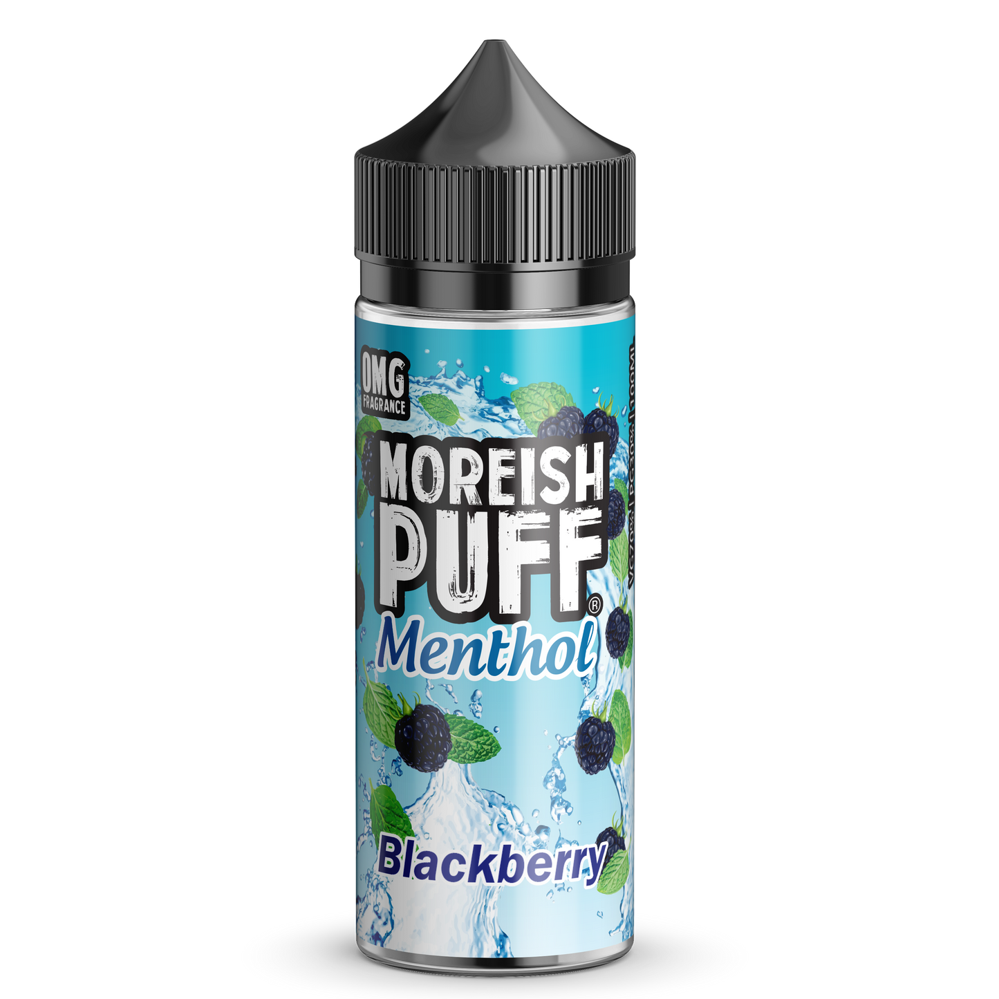 Moreish Puff Menthol Blackberry 0mg 100ml Shortfill E-Liquid