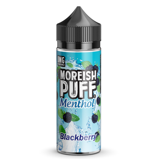 Moreish Puff Menthol Blackberry 0mg 100ml Shortfill E-Liquid