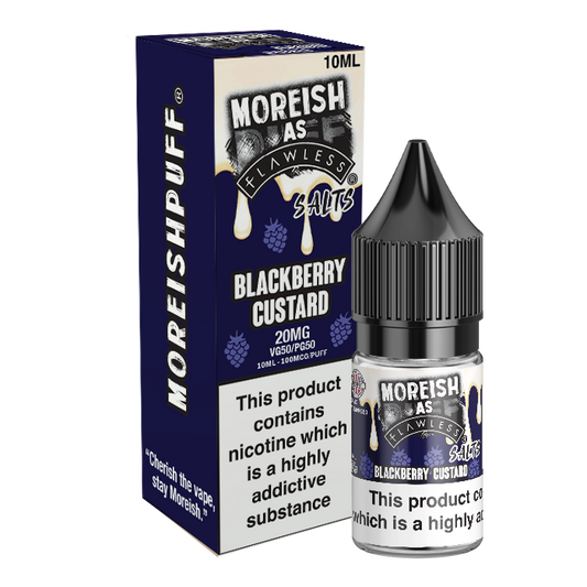 Blackberry Custard Nic Salt by Moreish Puff - Nic Salts UK