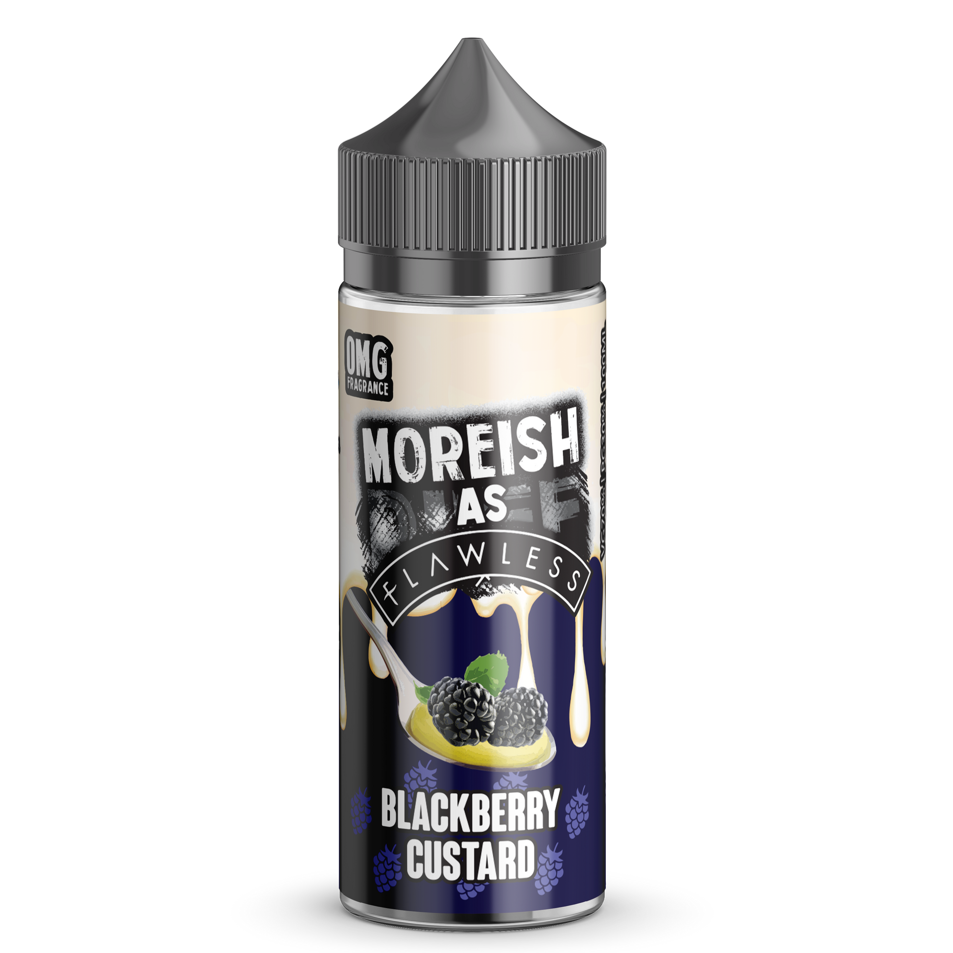 Moreish as Flawless Blackberry Custard 100ml Shortfill E-liquid