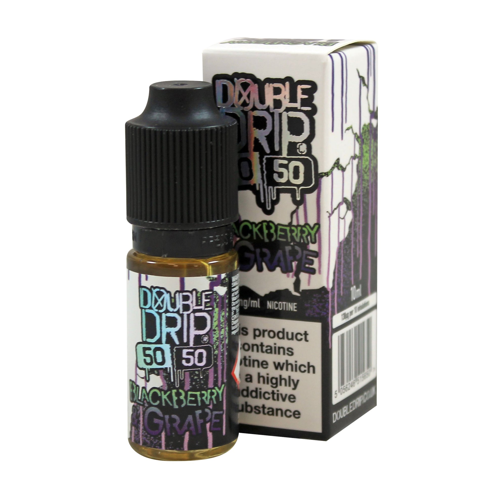 Double Drip 50:50 Blackberry & Grape 10ml-12mg