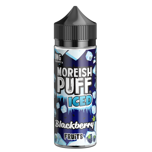 Moreish Puff Iced Blackberry Fruits 0mg 100ml Shortfill E-Liquid