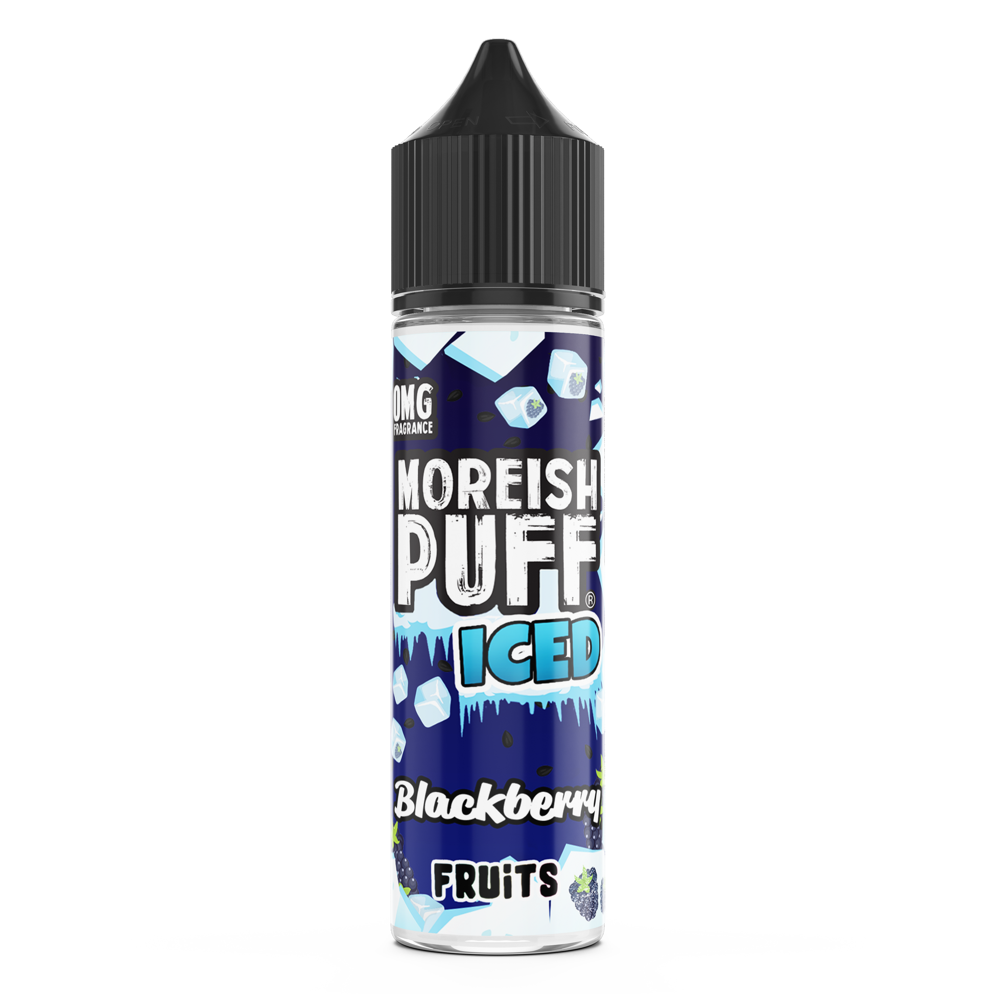 Moreish Puff Iced Blackberry Fruits 0mg 50ml Shortfill E-Liquid