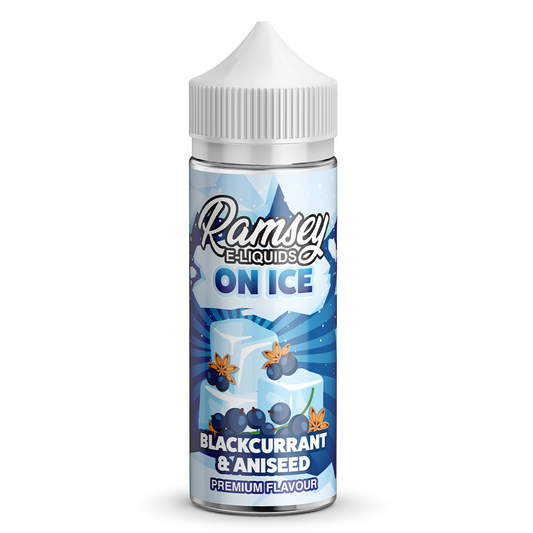 Ramsey E-Liquids On Ice Blackcurrant Aniseed 0mg 100ml Shortfill E-Liquid