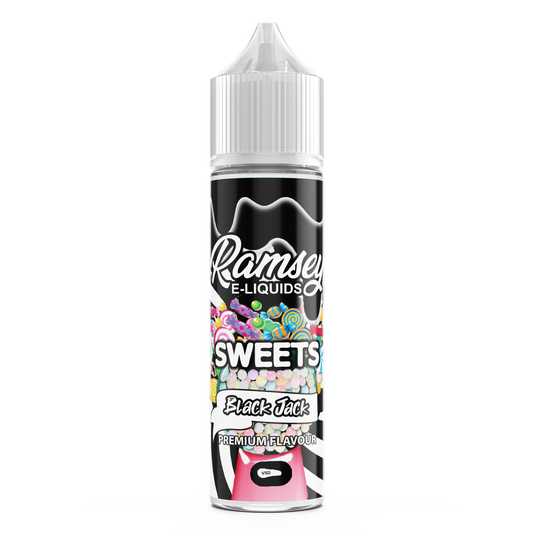 Ramsey E-Liquids Sweets Blackjack 0mg 50ml Shortfill E-Liquid