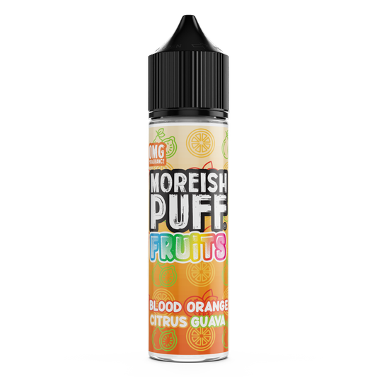 Moreish Puff Fruits Blood Orange Citrus Guava 0mg 50ml Shortfill E-Liquid