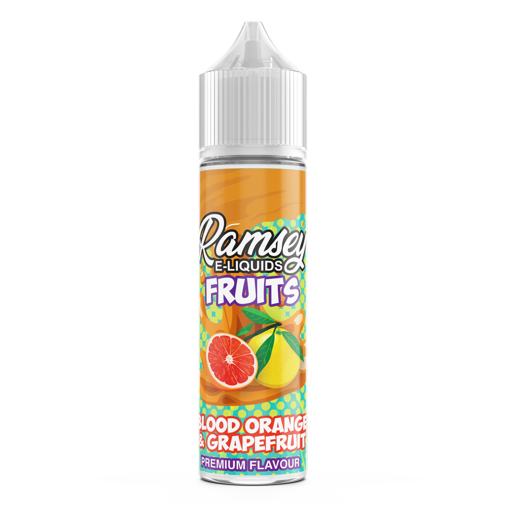 Ramsey E-Liquids Fruits: Blood Orange Grapefruit 0mg 50ml Shortfill E-Liquid