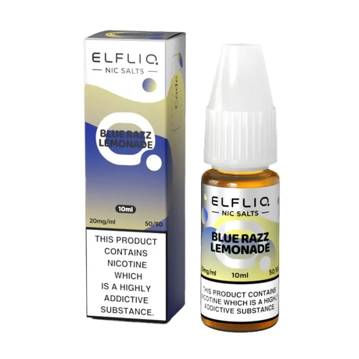 Elf Bar ELFLIQ Blue Razz Lemonade Nic Salt 10ml-10mg