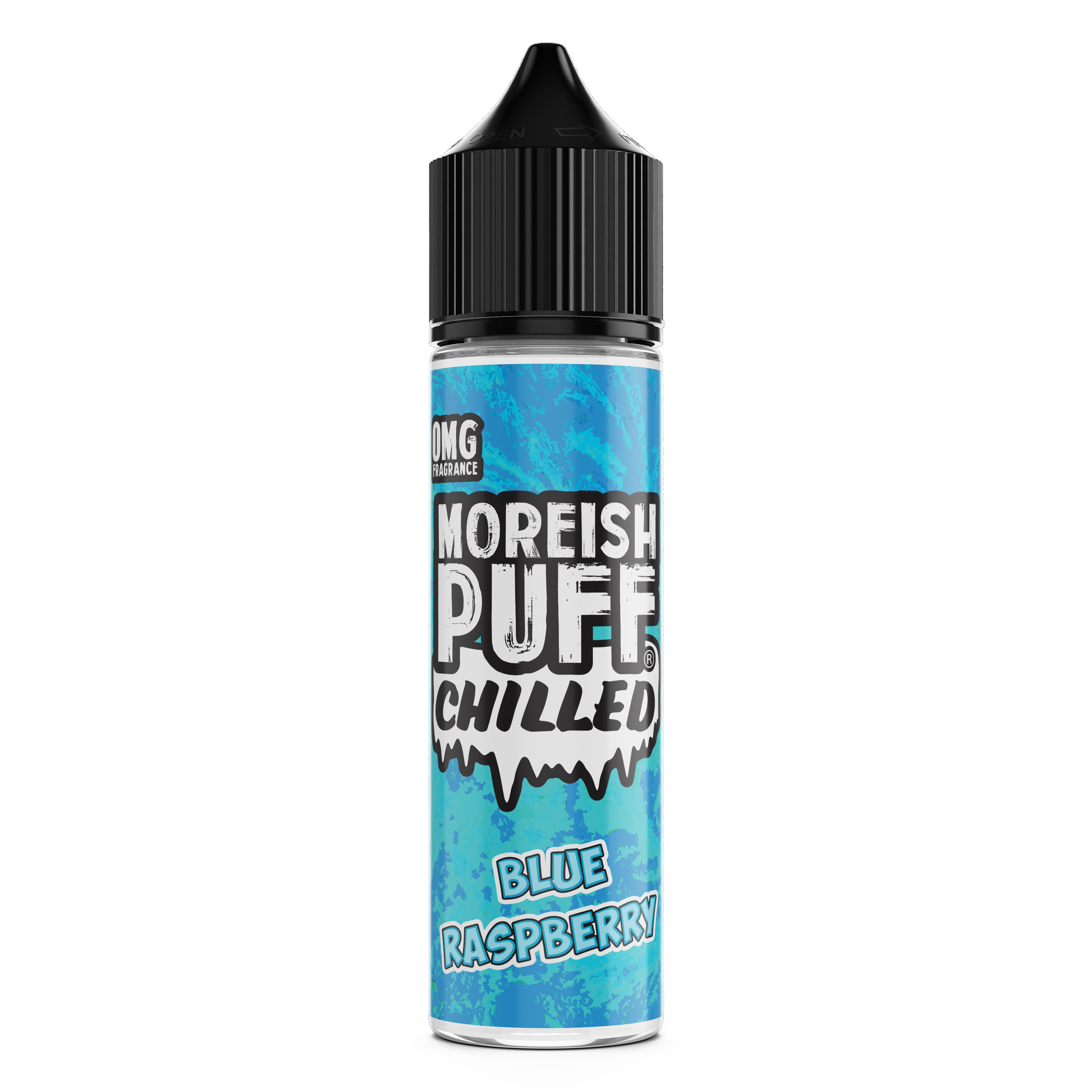 Chilled Blue Raspberry E-Liquid by Moreish Puff 50ml Shortfill