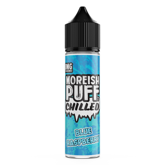 Chilled Blue Raspberry E-Liquid by Moreish Puff 50ml Shortfill