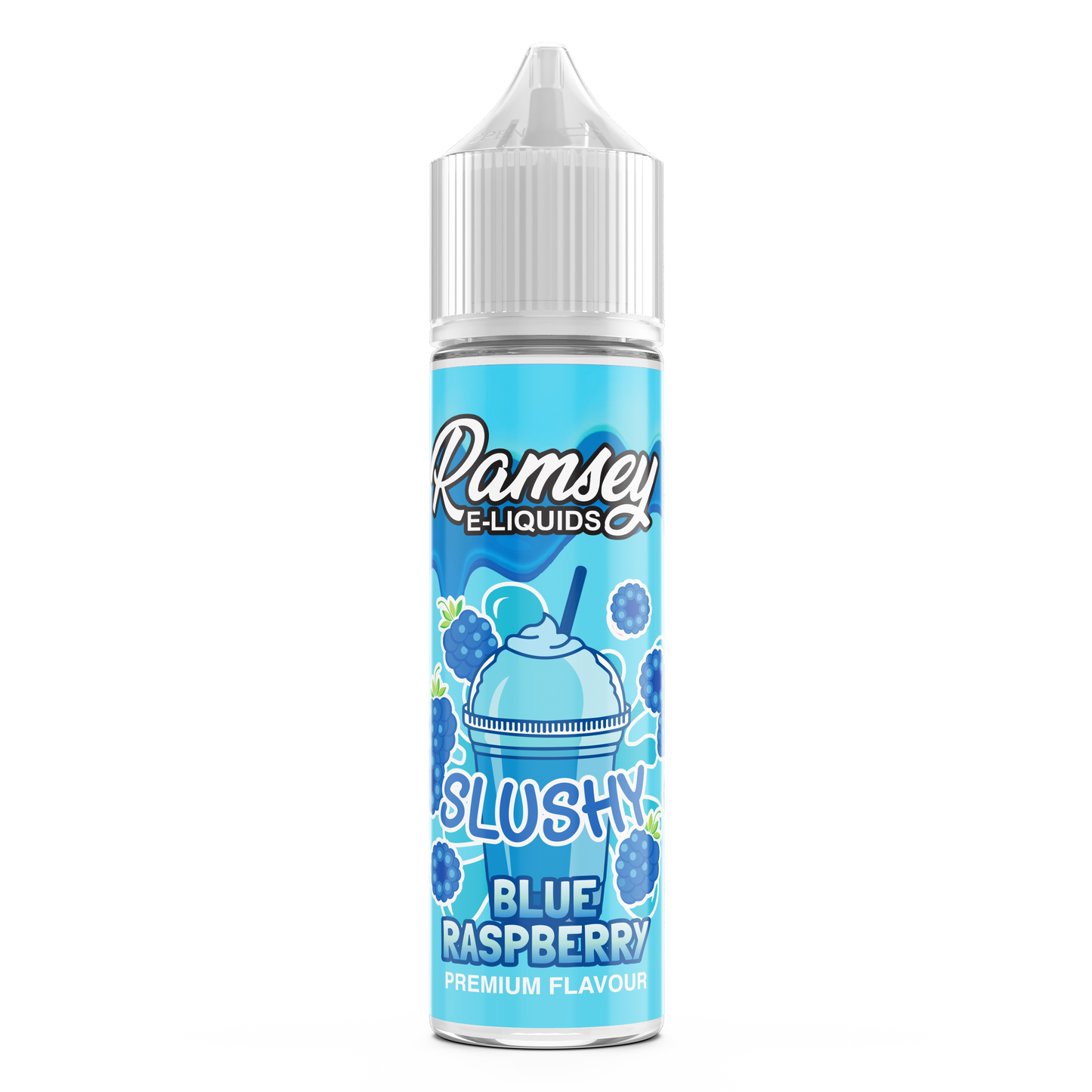 Ramsey E-Liquids Slushy Blue Raspberry 0mg 50ml Shortfill E-Liquid