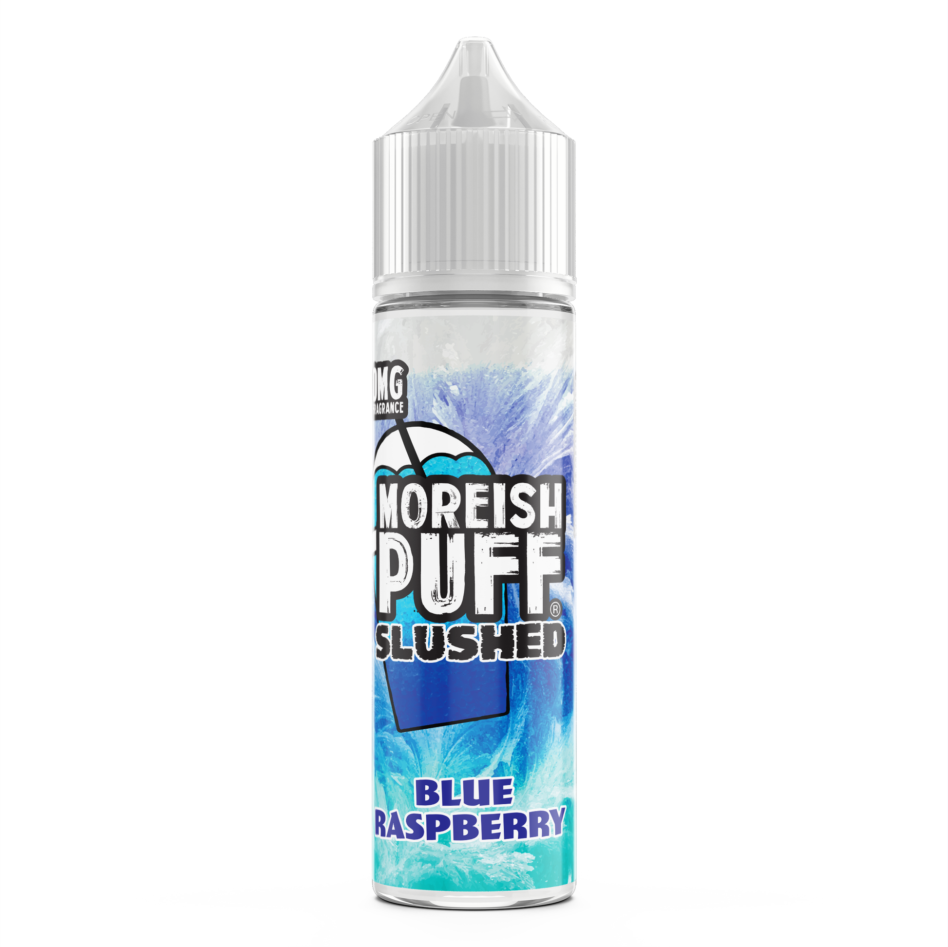 Moreish Puff Slushed Blue Raspberry 0mg 50ml Shortfill E-Liquid