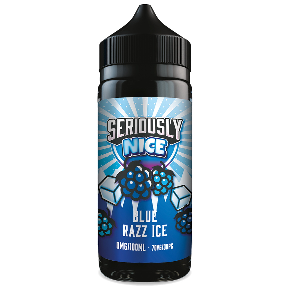 Blue Razz Ice E-Liquid by Doozy Vape - Shortfills UK