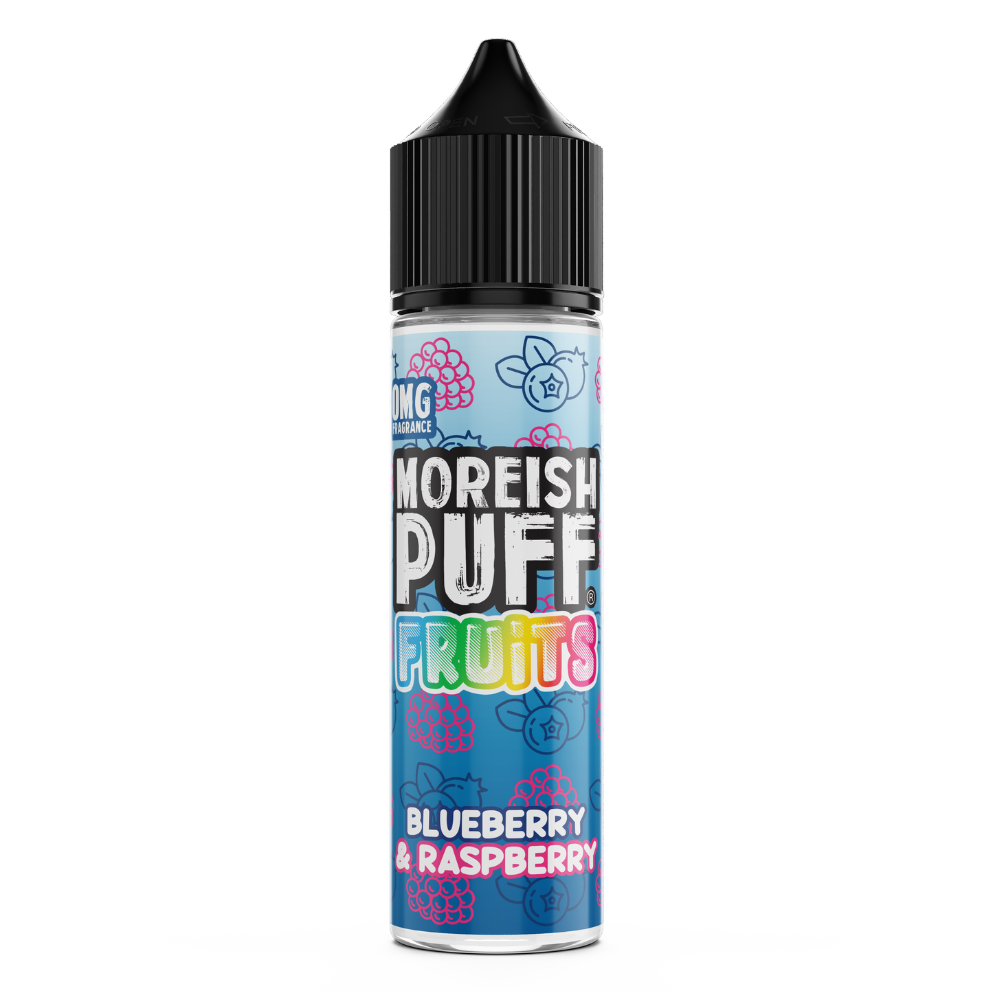 Moreish Puff Fruits Blueberry & Raspberry 0mg 50ml Shortfill E-Liquid