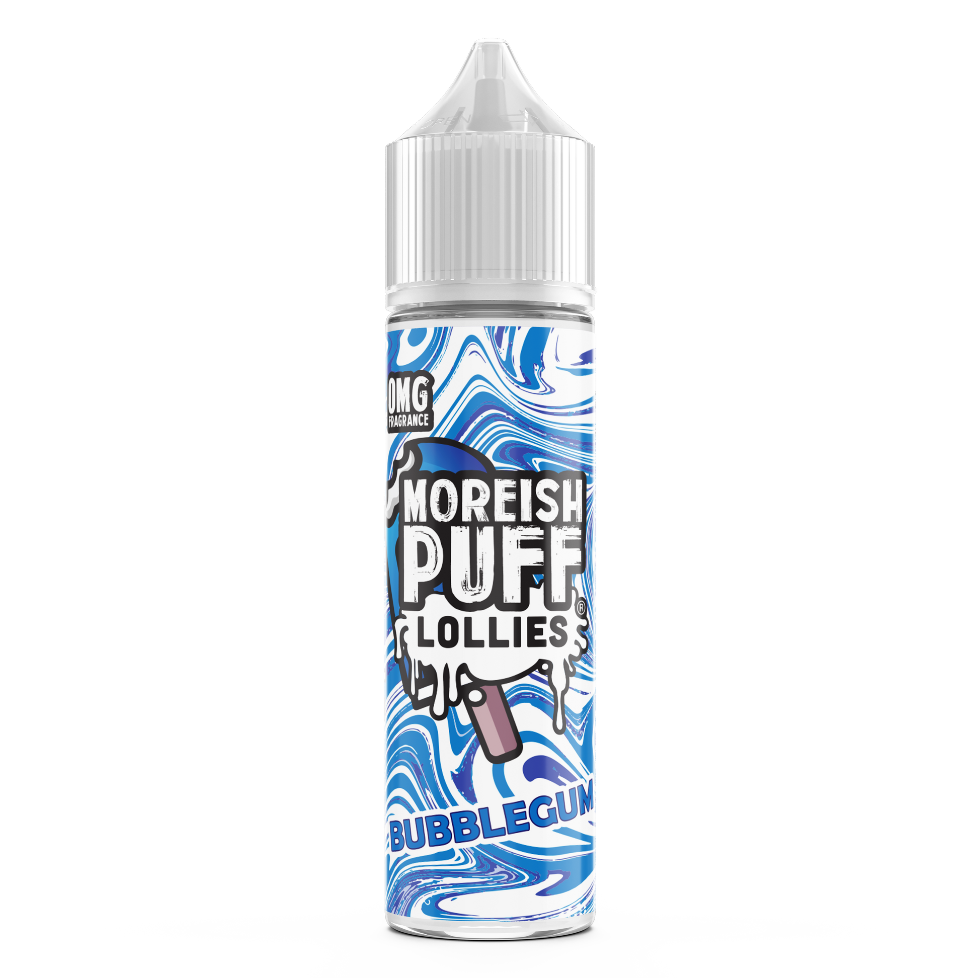 Moreish Puff Lollies Bubblegum 0mg 50ml Shortfill E-Liquid