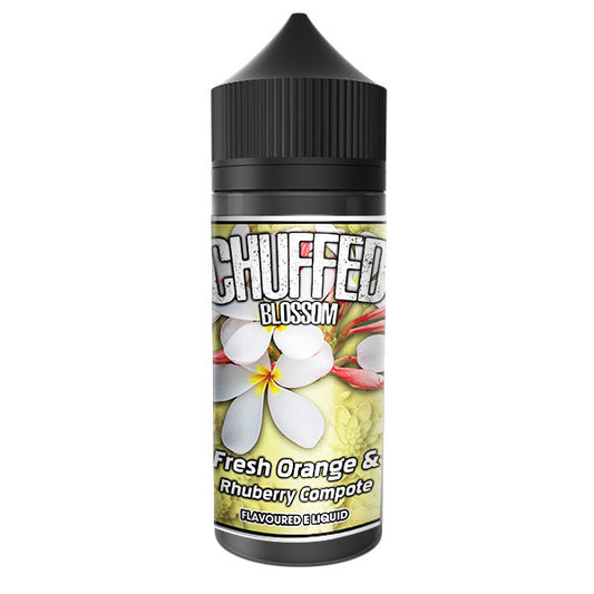 Chuffed Blossom: Fresh Orange and Rhubarb Compote 0mg 100ml Shortfill E-Liquid