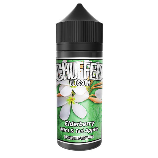 Chuffed Blossom: Elderberry, Mint and Tart Apple 0mg 100ml Shortfill E-Liquid