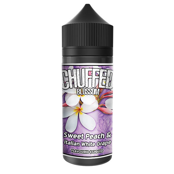 Chuffed Blossom: Sweet Peach & Italian White Grape 0mg 100ml Shortfill E-Liquid