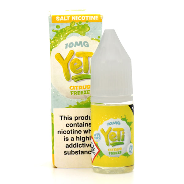 Yeti Citrus Freeze 10ml Nic Salt-10mg