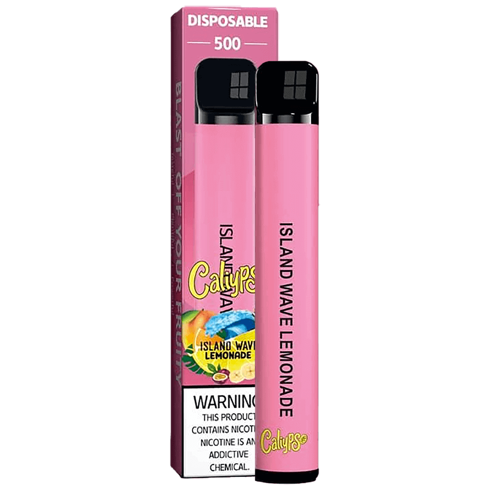 Caliyps 500 Disposable Vape Device - Island Wave Lemonade