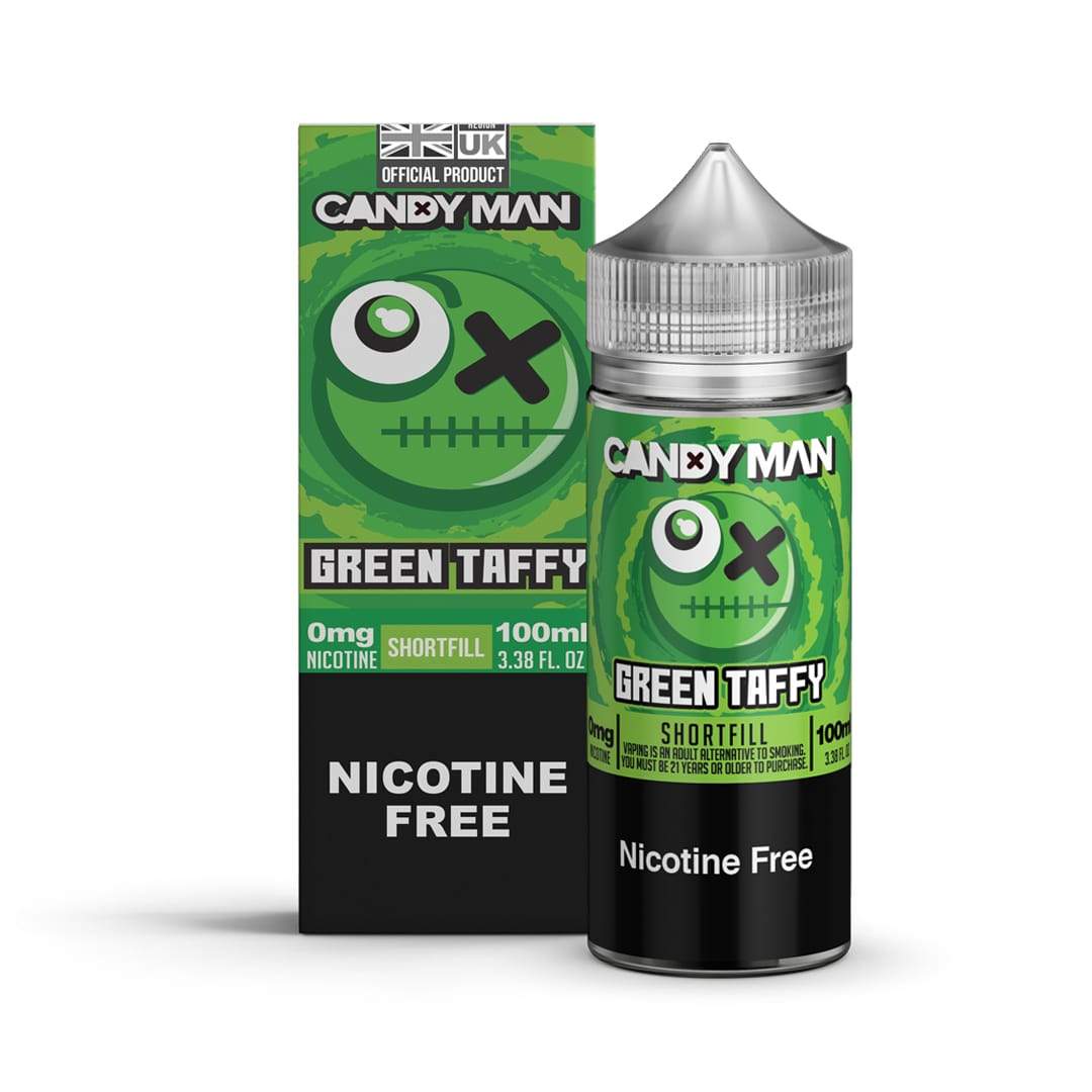 Green Taffy E-Liquid by Candy Man - Shortfills UK