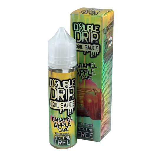 Double Drip Caramel Apple Cake 50ml Shortfill - 0mg