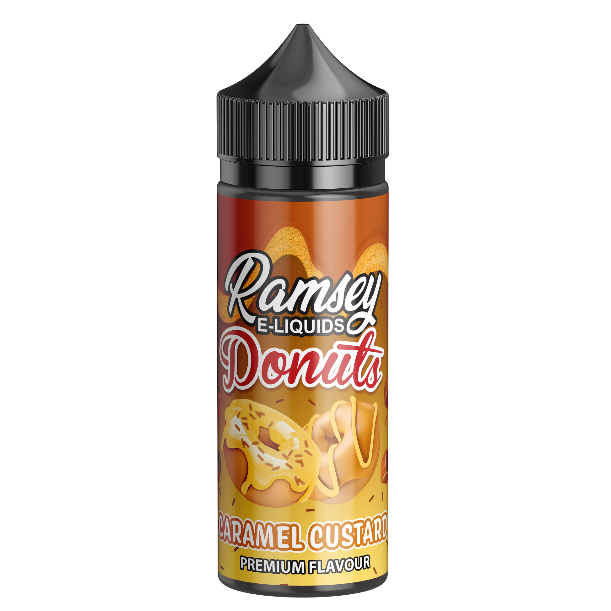 Ramsey E-Liquids Donuts Caramel Custard 100ml Shortfill