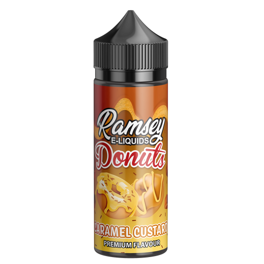 Ramsey E-Liquids Donuts Caramel Custard 100ml Shortfill